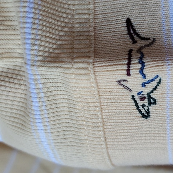 Greg Norman pale yellow striped NWT SS polo size XXL - Picture 5 of 11